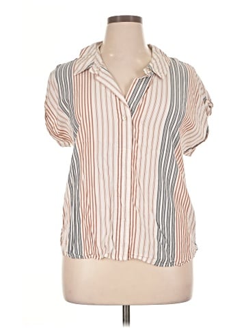 A New Day Short Sleeve Blouse (view 1)