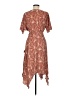 Unbranded 100% Rayon Paisley Brown Casual Dress Size M - photo 2