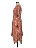 Unbranded 100% Rayon Paisley Brown Casual Dress Size M - photo 5