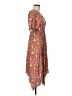 Unbranded 100% Rayon Paisley Brown Casual Dress Size M - photo 4