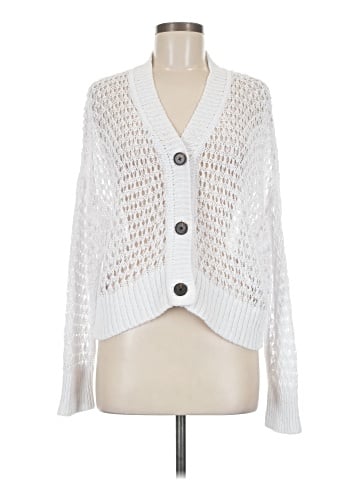 Madewell Open-Stitch V-Neck Cardigan (view 1)