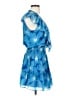 Ramy Brook 100% Polyester Tie-dye Blue Cocktail Dress Size S - photo 4