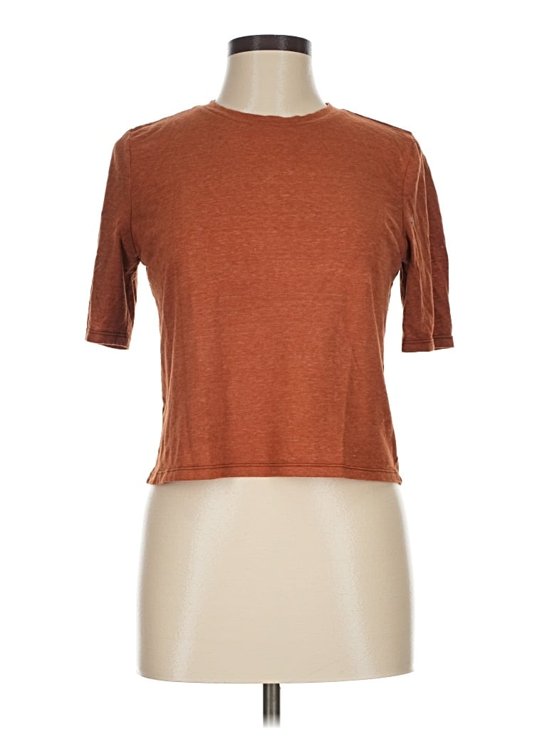 Pre-owned Lou & Grey Short Sleeve T-shirt In Brown