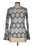 Joseph Ribkoff Silver Long Sleeve Blouse Size 10 - photo 1