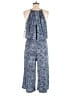 London Times Tweed Blue Jumpsuit Size 10 - photo 2