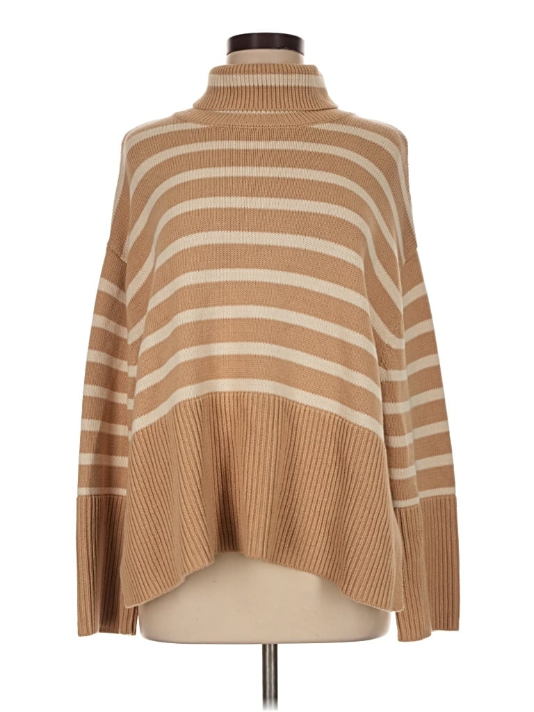 Pre-owned Gap Turtleneck Sweater In Tan