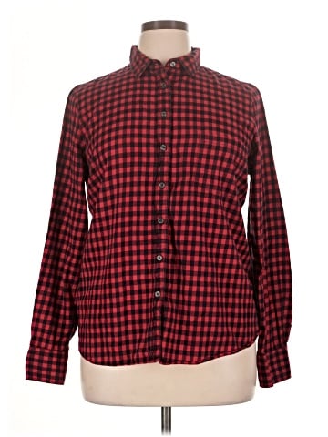 J.Crew Factory Store Long Sleeve Button-Down Shirt (view 1)