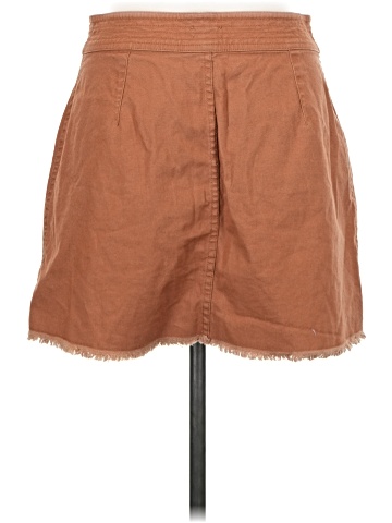 Madewell High-Waist Snap Skirt (view 2)