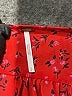 Free People 100% Polyester Red 3/4 Sleeve Blouse Size S - photo 7