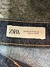 Zara Chevron-herringbone Blue Jeans Size 8 - photo 4