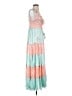 Assorted Brands 100% Rayon Teal Casual Dress Size S - photo 4
