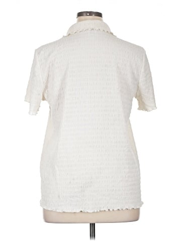 Anne Klein Short Sleeve Blouse (view 2)