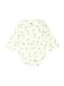 Assorted Brands Floral Green Long Sleeve Onesie Size 3-6 mo - photo 1