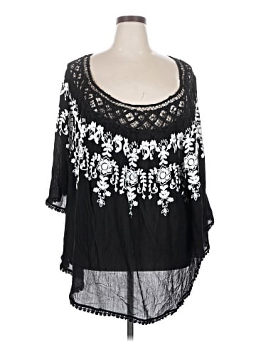 Curations 3/4 Sleeve Blouse (view 1)