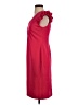 Calvin Klein Solid Red Cocktail Dress Size 4 - photo 5