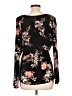 Veronica M. 100% Polyester Black Long Sleeve Blouse Size L - photo 2