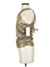Robert Rodriguez Metallic Solid Gold Sleeveless Top Size S - photo 5