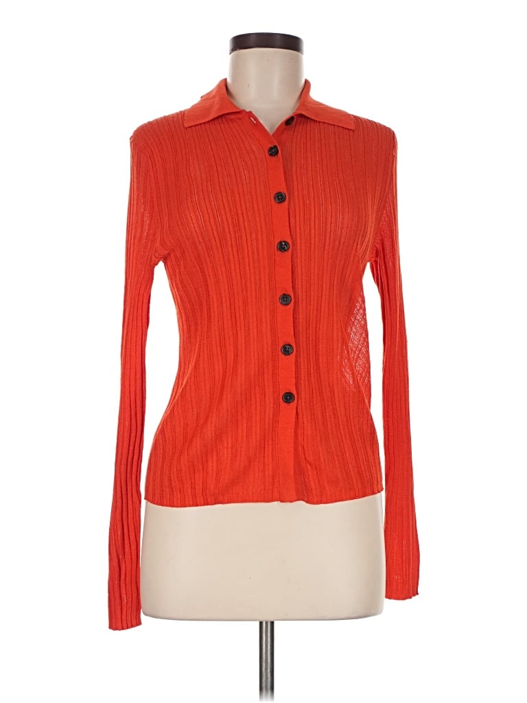 Banana Republic Factory Store Cardigan Sweater In Orange