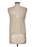 H&M 100% Polyamide Tan Sleeveless Top Size 8 - photo 2