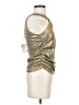 Robert Rodriguez Metallic Solid Gold Sleeveless Top Size S - photo 4