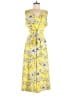 Beige by ECI Yellow Jumpsuit Size L - photo 1