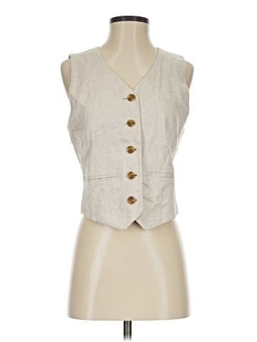 Banana Republic Factory Store Sleeveless Button-Down Shirt (view 1)