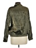 Joan Leslie Metallic Gold Jacket Size 8 Petite - photo 2