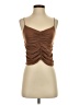 Gaze Brown Tank Top Size S - photo 1