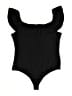 Express Outlet Solid Black One Piece Swimsuit Size L - photo 1