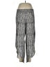 Raya Sun 100% Rayon Chevron-herringbone Silver Casual Pants Size L - photo 1