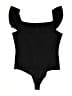 Express Outlet Solid Black One Piece Swimsuit Size L - photo 2