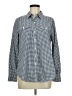 Vineyard Vines Performance 100% Nylon Houndstooth Blue Long Sleeve Button-Down Shirt Size 8 - photo 1