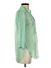 Xtaren Chevron-herringbone Green 3/4 Sleeve Blouse Size S - photo 4