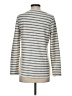Per Se Stripes Silver Pullover Sweater Size S - photo 2