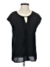 Express 100% Polyester Black Short Sleeve Blouse Size XS - photo 1