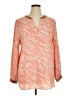 Chico's 100% Modal Orange Long Sleeve Blouse Size XL (3) - photo 1