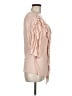 Boston Proper 100% Rayon Pink 3/4 Sleeve Blouse Size M - photo 4