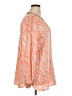 Chico's 100% Modal Orange Long Sleeve Blouse Size XL (3) - photo 4