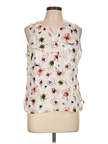 Ann Taylor Factory Sleeveless Blouse (view 1)