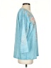 Unbranded Blue 3/4 Sleeve Blouse Size S - photo 4