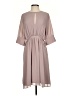 H&M 100% Polyester Solid Gray Casual Dress Size S - photo 1