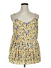 Hayden Yellow Sleeveless Blouse Size 1XL - photo 1