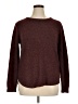 Pulse 100% Polyester Tweed Burgundy Pullover Sweater Size XL - photo 1