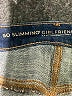 So Slimming by Chico's Chevron-herringbone Blue Jeans Size 16 - photo 4