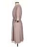 H&M 100% Polyester Solid Gray Casual Dress Size S - photo 5