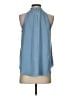 Halara 100% Polyester Blue Sleeveless Blouse Size S - photo 2