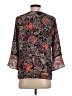 J.Jill 100% Polyester Black 3/4 Sleeve Blouse Size XS - photo 2