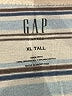 Gap 100% Cotton Stripes Ivory Short Sleeve Turtleneck Size XL (tall) - photo 7