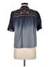 Zara Blue Short Sleeve Blouse Size M - photo 2