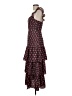 Likely 100% Polyester Hearts Burgundy Casual Dress Size 6 - photo 5